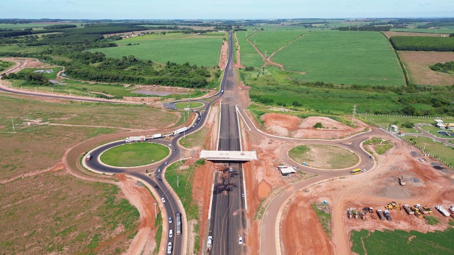 Obras do novo trevo de Olímpia estão 70% concluídas com previsão de entrega em julho