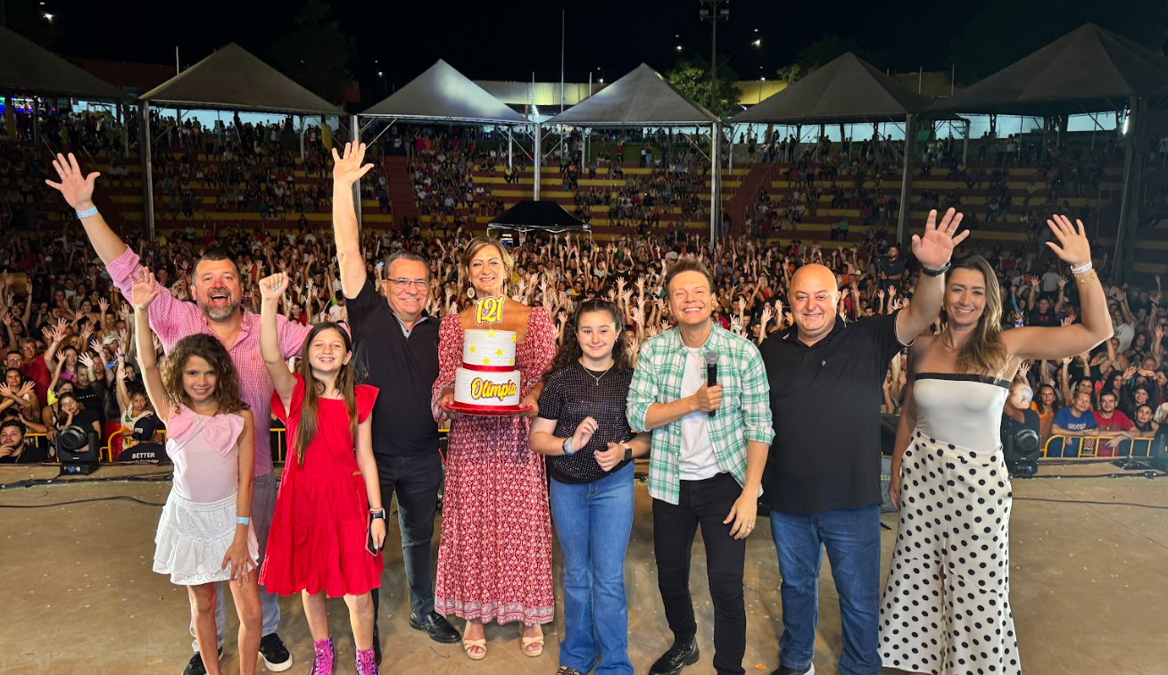 Olímpia comemora virada do aniversário de 121 anos com show de Michel Teló