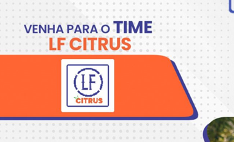 LF CITRUS contrata Jardineiro e Serviços Gerais