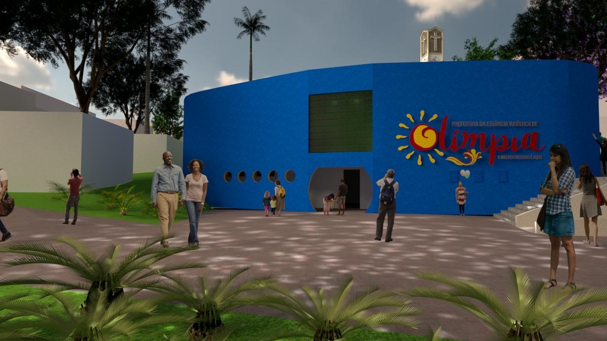 Obras na Praça Rui Barbosa são retomadas com reforma do CAT e liberação dos banheiros públicos