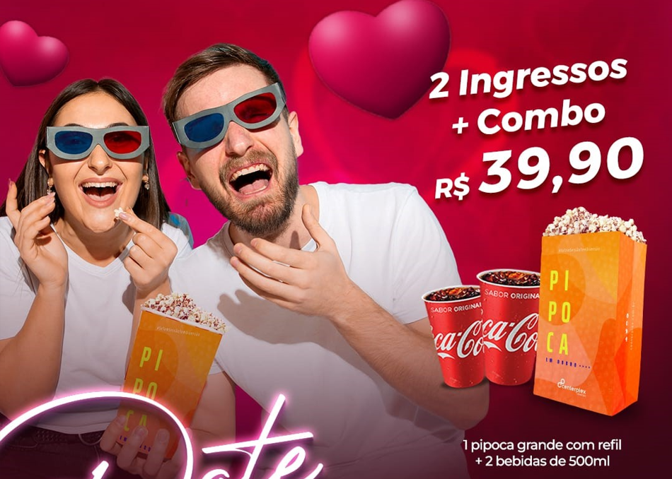 “Date no Centerplex” acontece nesta quarta-feira no cinema do North Shopping Barretos