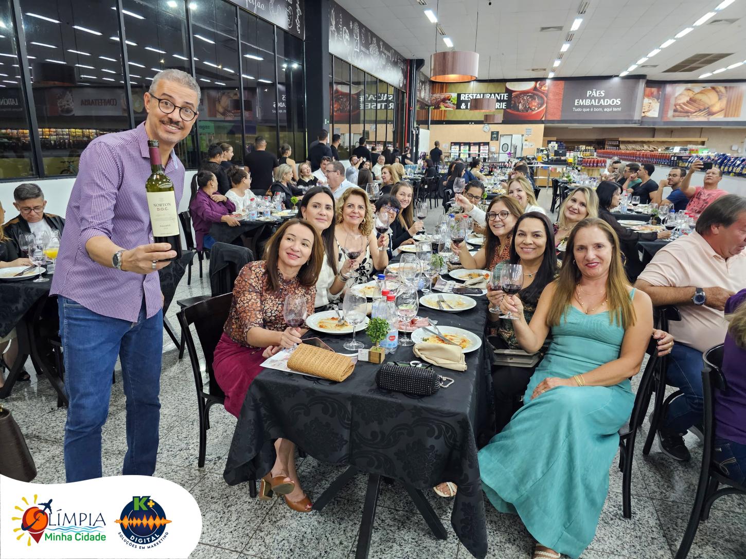 Degustação de Vinhos no Proença Supermercados