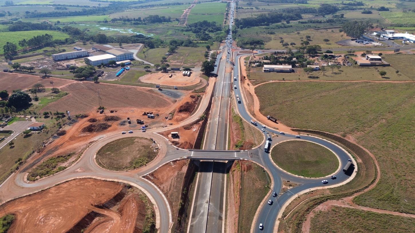 Obra do novo trevo de acesso a Olímpia entra na reta final com previsão de entrega em julho
