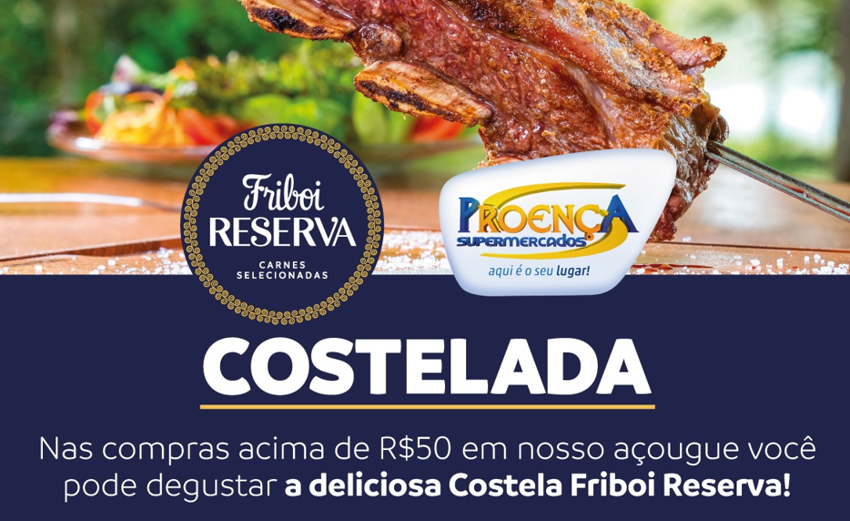 Degustação de Costela Friboi no Proença Supermercados