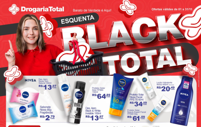 Esquenta Black Total na Drogaria Total!