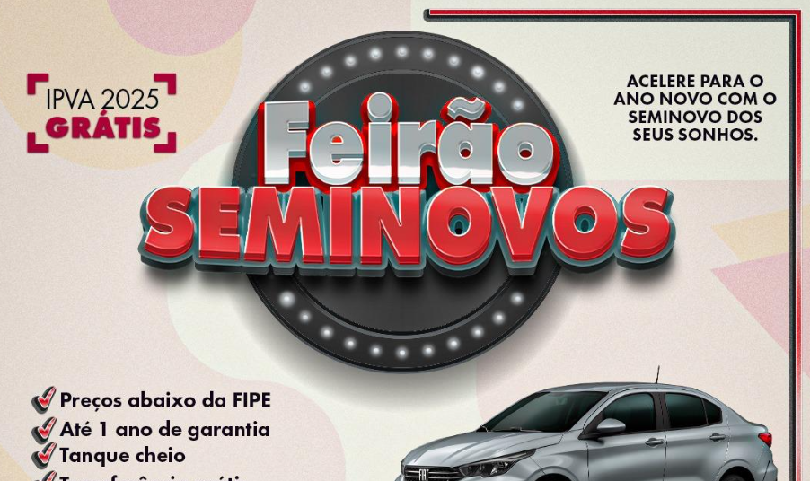 Grupo Meta FIAT realiza Feirão de Seminovos com ofertas exclusivas em Olímpia
