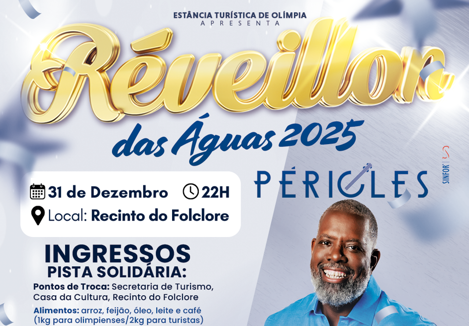Réveillon das Águas 2025 divulga informações sobre convites e estrutura da festa