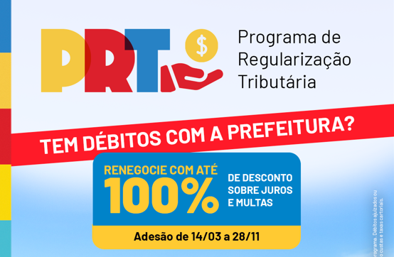 Adesão ao programa renegociação de dívidas com a Prefeitura com condições especiais começa nesta sexta-feira (14)