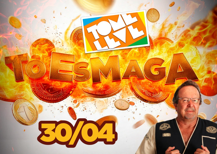 Amanhã é dia de Tô Esmaga no Tome Leve! 🔥