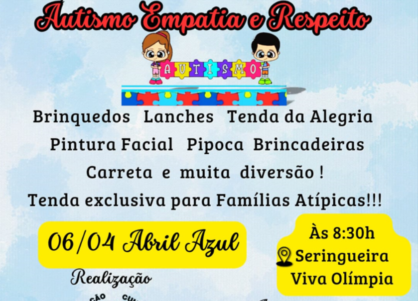 💙 Autismo, Empatia e Respeito! 💙