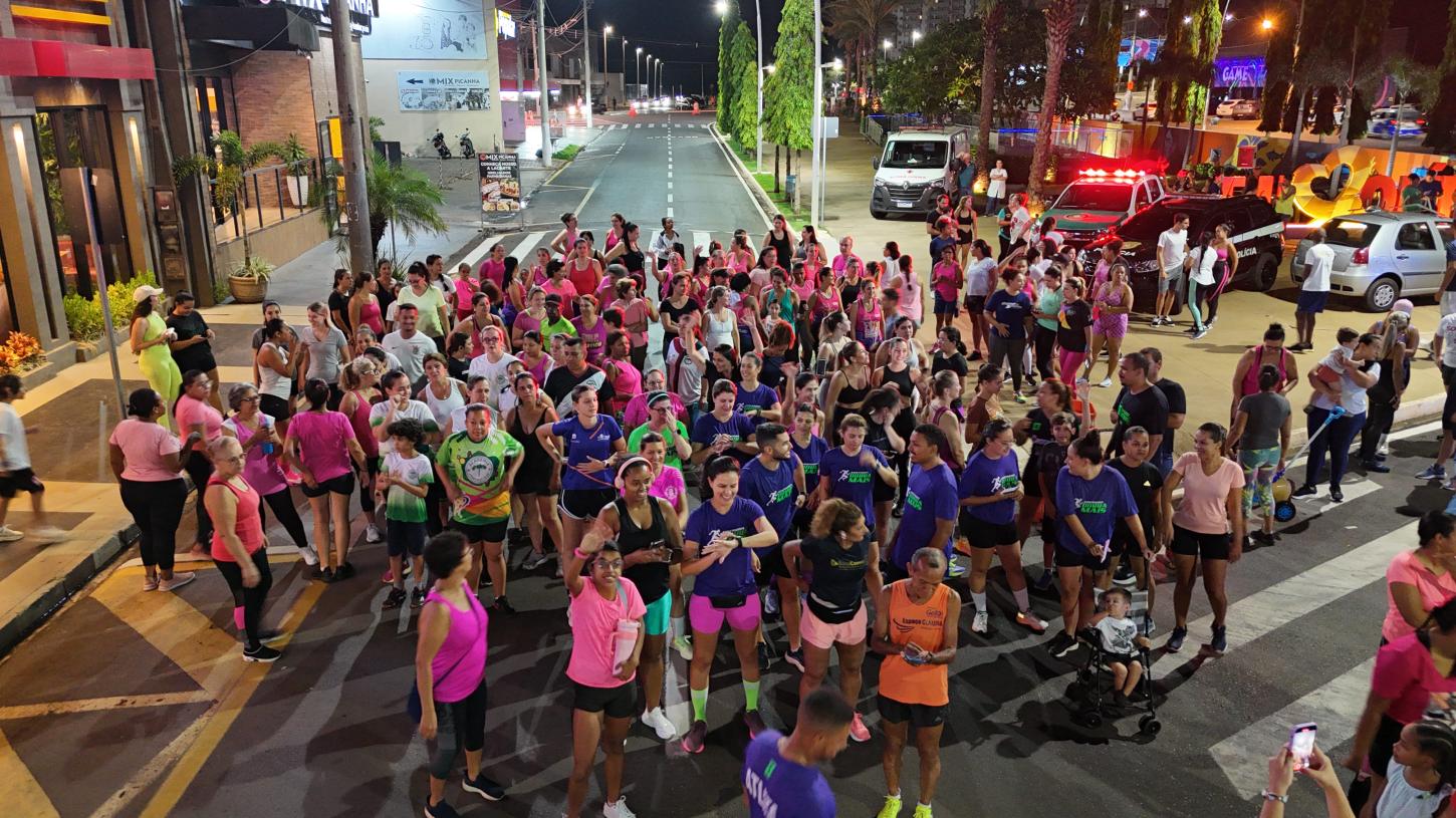 Corrida e caminhada encerram as comemorações do Mês das Mulheres em Olímpia com cerca de 300 participantes