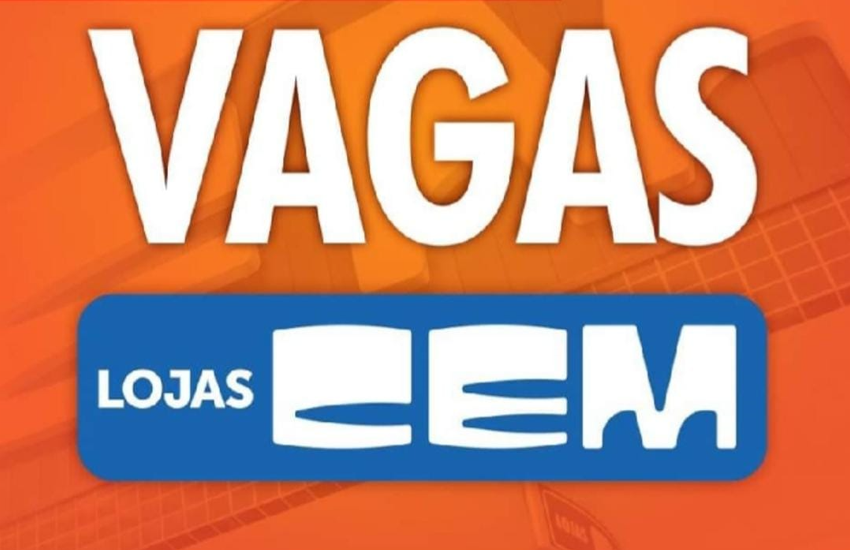 A Loja Cem está com vagas abertas para vendedores! 🛍️