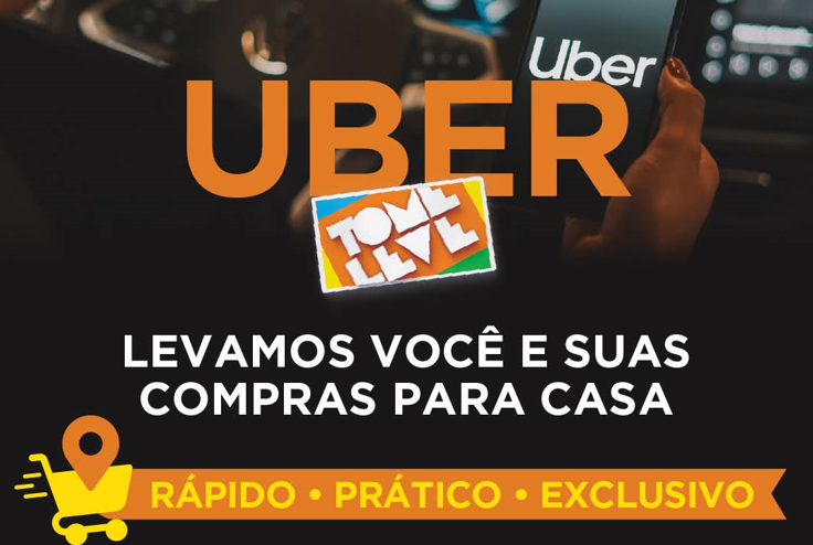 Aniversário Tome Leve + Uber Gratuito = Economia com Comodidade! 🛒🚗