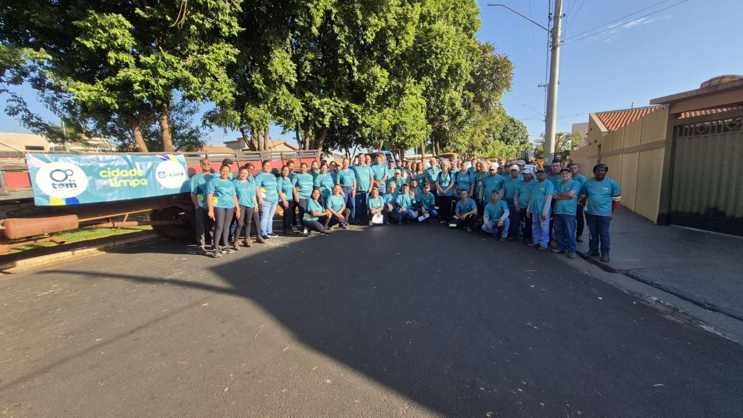 Cidade Limpa recolhe mais de 500 toneladas de entulhos e materiais sem uso em Olímpia