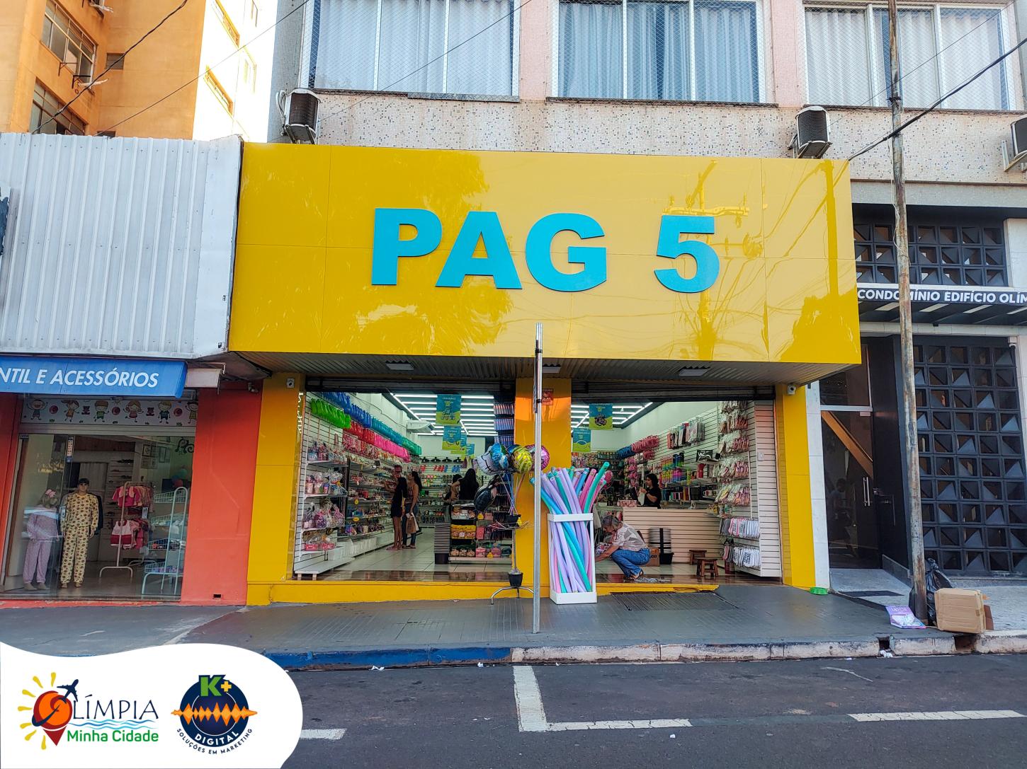 Pag 5 itens diversos só R$5,00.