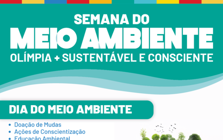 Programação da Semana do Meio Ambiente terá atividades de conscientização sobre saúde, educação ambiental e sustentabilidade