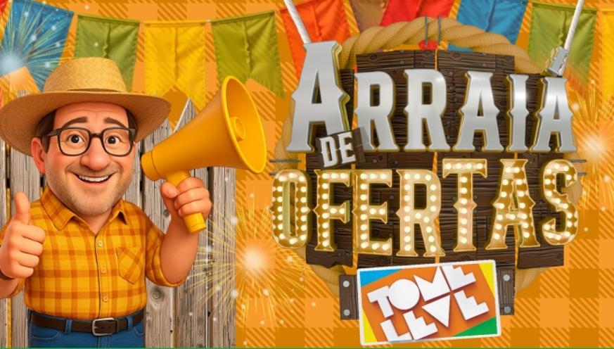 Arraiá de Ofertas no Tome Leve! 🌽🎉