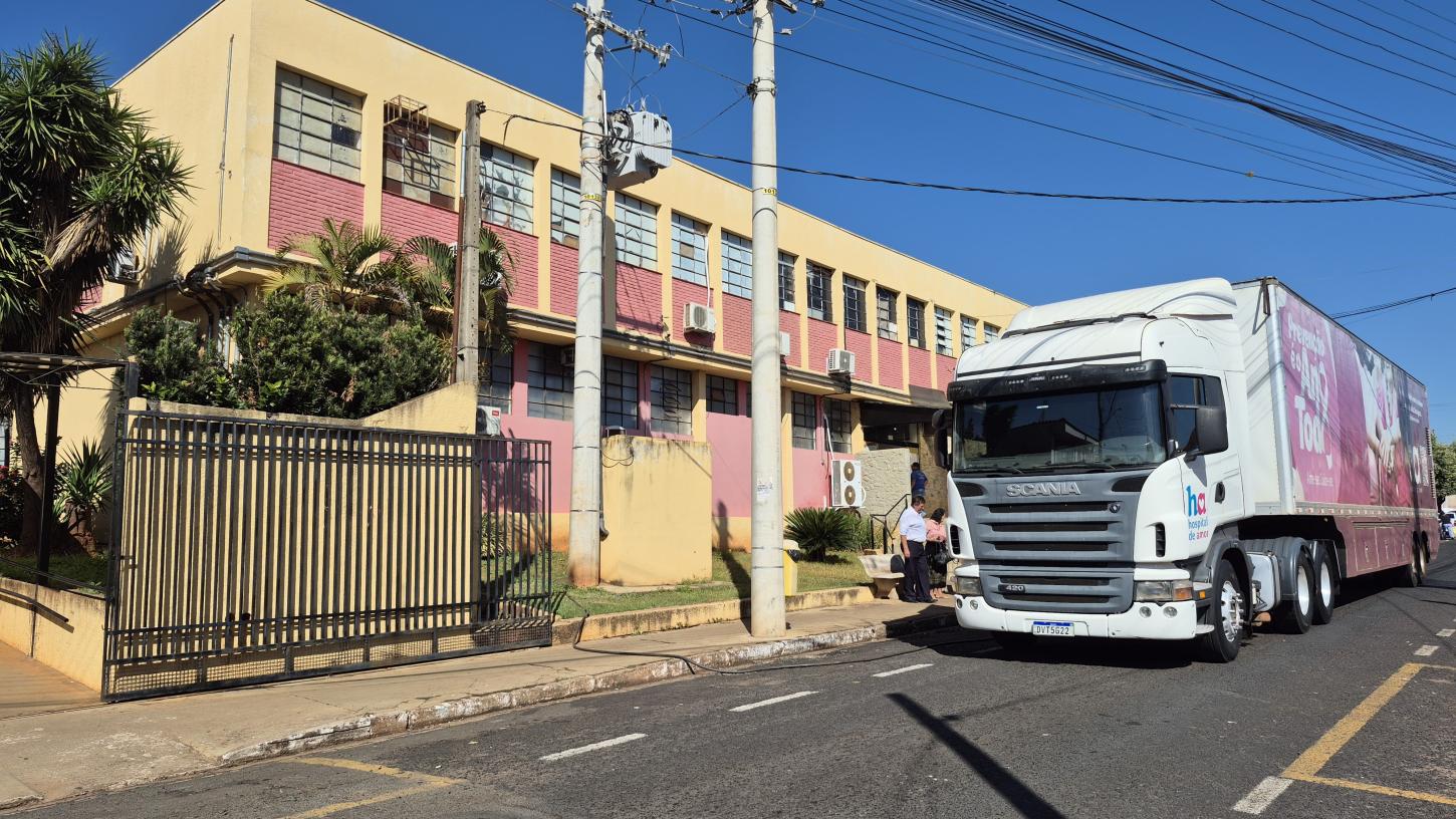 Carreta do Hospital do Amor inicia atendimentos em Olímpia com agendamento disponível nas unidades de saúde