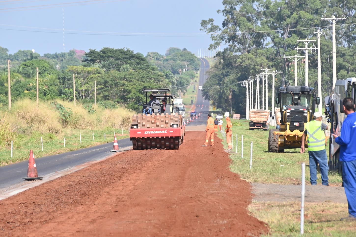 Obras na Vicinal Natal Breda entram em nova etapa da recuperação funcional