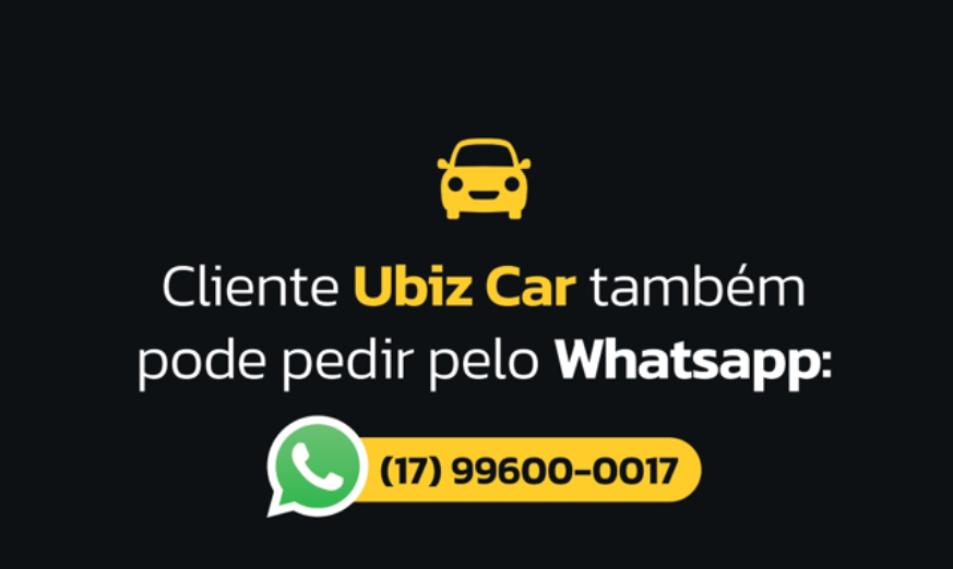 🚘 Precisa de uma corrida? A UbizCar te leva com conforto, segurança e economia!