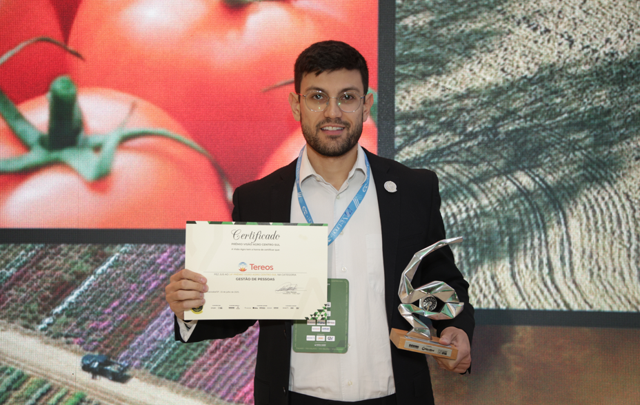 Tereos é eleita a melhor usina na gestão de pessoas pelo Prêmio Visão Agro