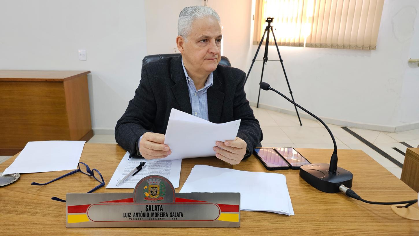 Novas leis de Olímpia propostas por Salata visam biodiversidade e direitos da Terceira Idade