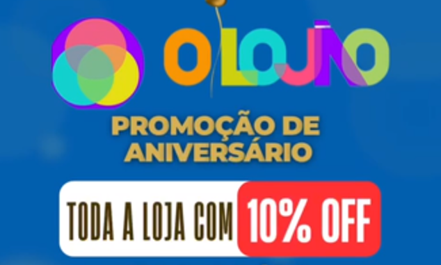O Lojão Olimpia completa 28 anos e a festa é com você! 🎉