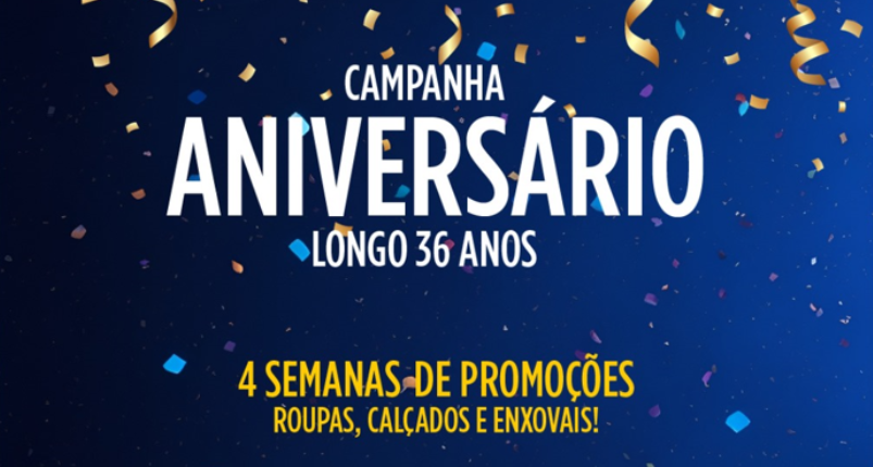 Aniversário Longo 36 anos continua! 🎉