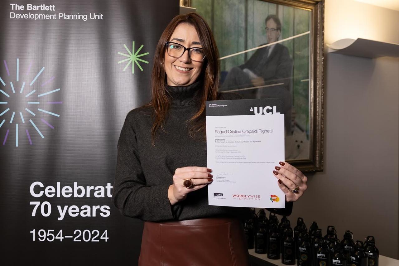 Servidora pública é selecionada em programa internacional e representa Olímpia em imersão sobre Gestão Inteligente de Cidades em Londres