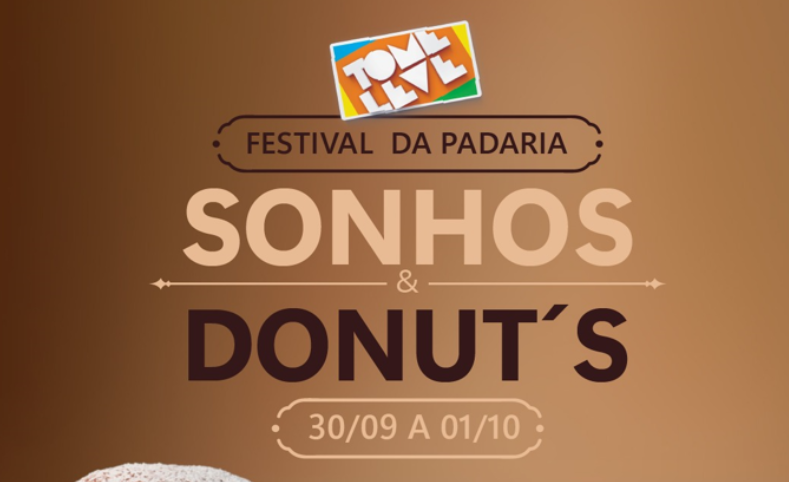 Festival de Sonhos e Donuts da Padaria do Tome Leve