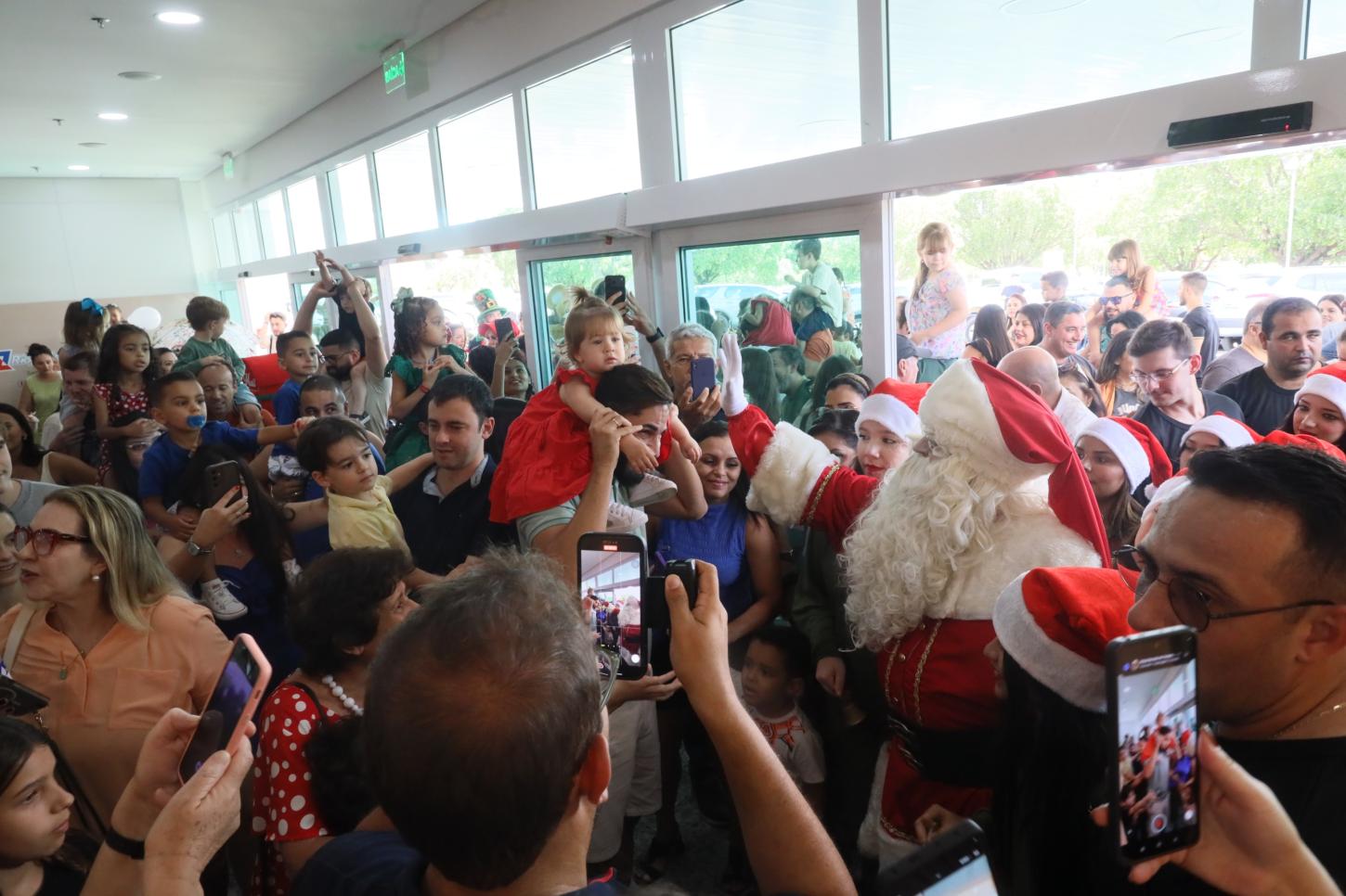 Papai Noel no Riopreto Shopping
