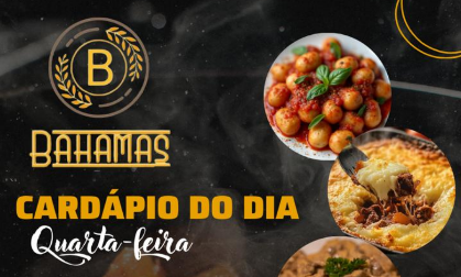 Bahamas oferece cardápio variado e combos especiais nesta quarta-feira em Olímpia