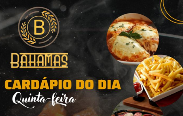 Confira o Cardápio do dia do Restaurante Bahamas