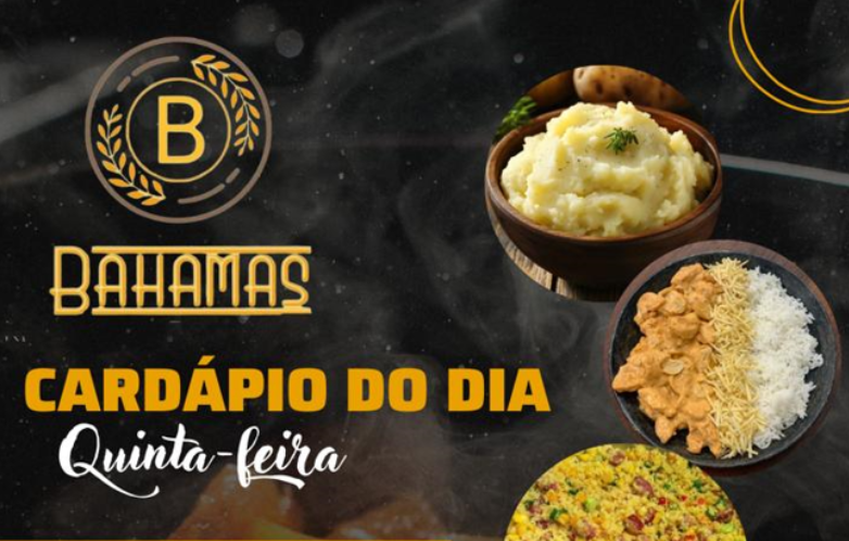 Confira o Cardápio do dia do Restaurante Bahamas