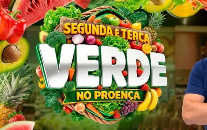 Comece a semana economizando na Segunda e Terça Verde do Proença Supermercados! 🥬🛒