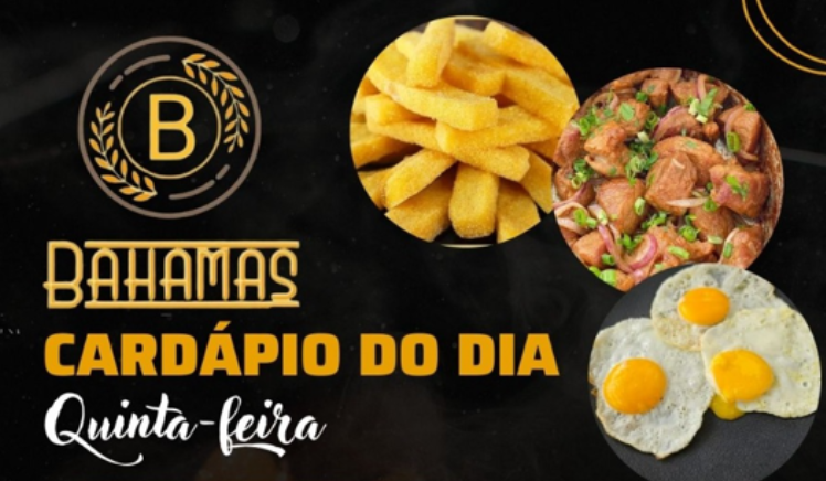 Confira o Cardápio do dia do Restaurante Bahamas