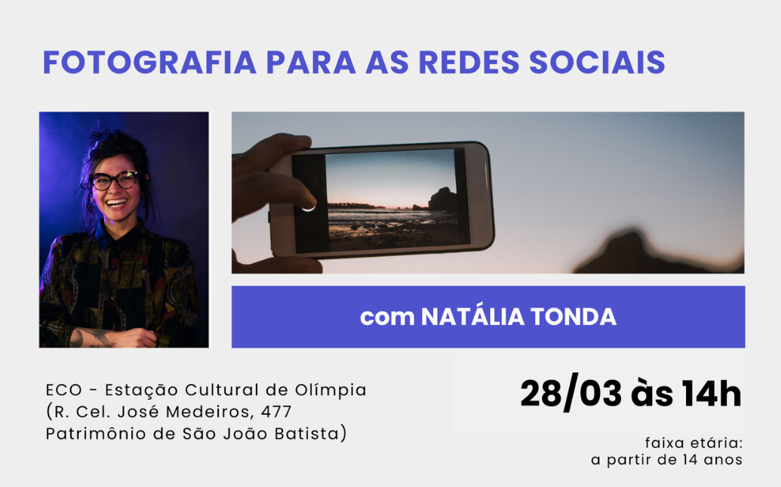 Olímpia recebe primeira oficina do Pontos MIS com foco em fotografia para redes sociais