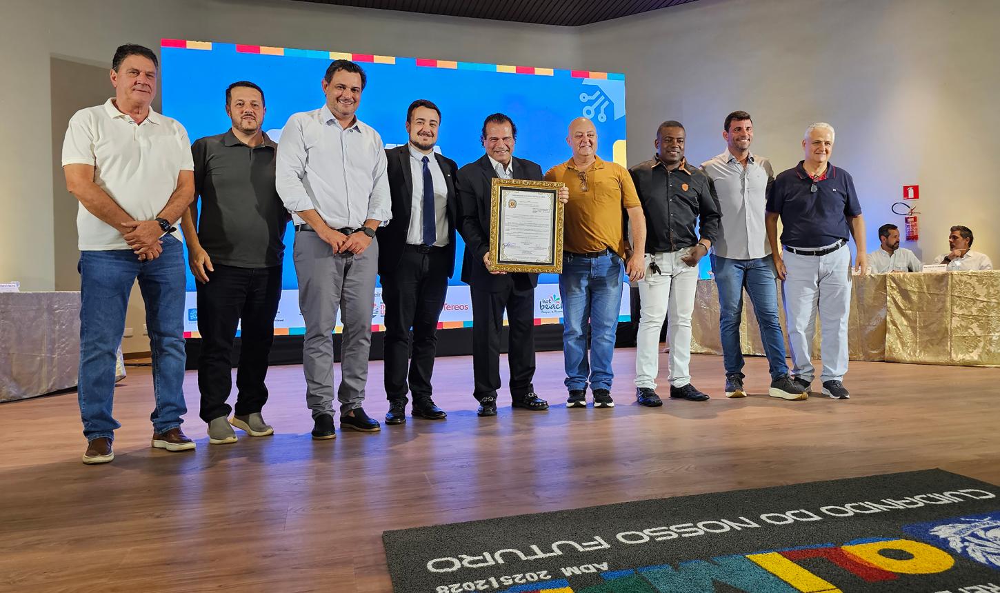 Tirso Meirelles recebe Título de Cidadão Olimpiense no evento Olímpia+Empreendedora 2.0