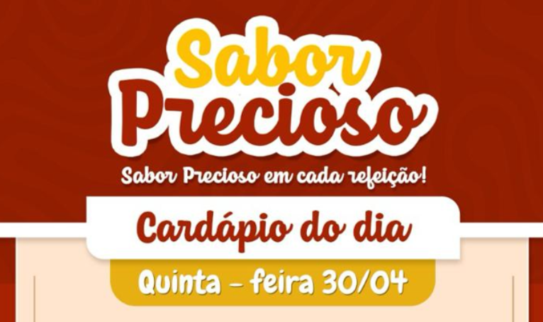 Almoço caprichado é no Sabor Precioso!