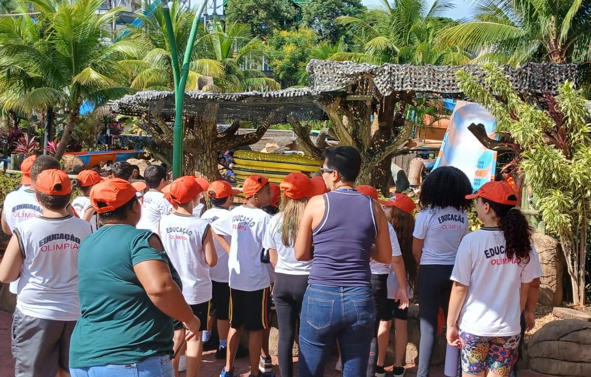 Projeto Educação no Parque completa 10 anos levando crianças da rede pública de ensino ao Termas dos Laranjais
