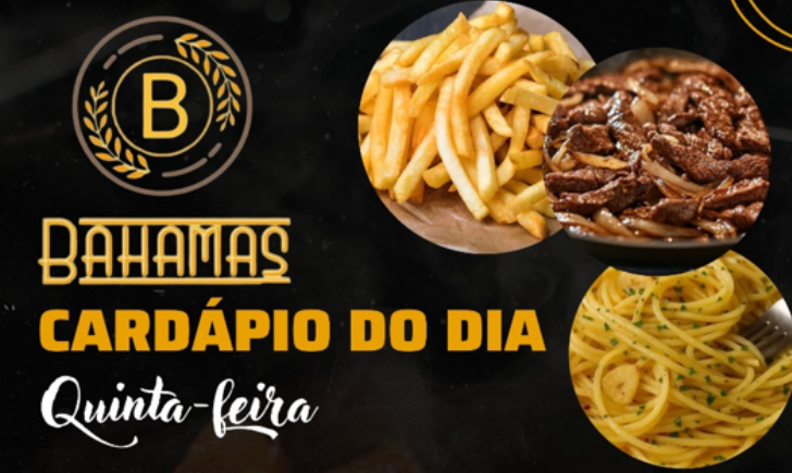 Confira o Cardápio do dia do Restaurante Bahamas