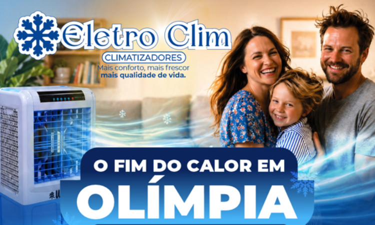 Eletro Clim Climatizadores chega a Olímpia com soluções para refrescar o ambiente, economizar energia e garantir mais qualidade de vida
