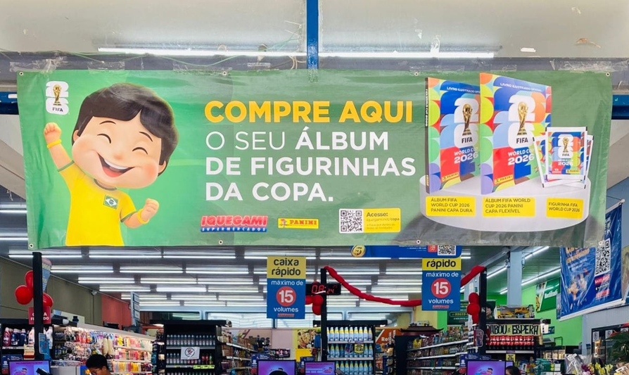 Iquegami promove encontros para troca de figurinhas da Copa nas lojas da rede
