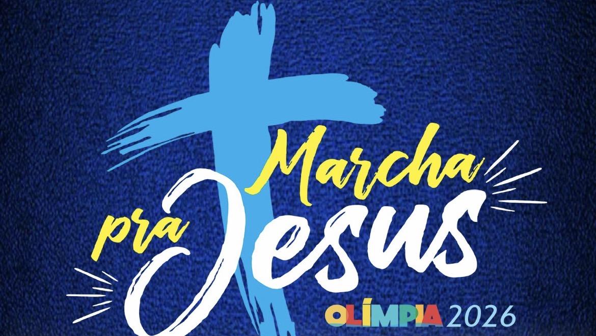 Marcha pra Jesus 2026 será realizada no dia 30 de maio em Olímpia