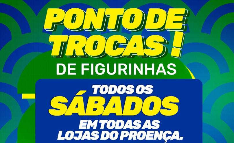 O apito inicial vai soar no Proença Supermercados e a Troca de Figurinhas já entra em campo! 🏆✨
