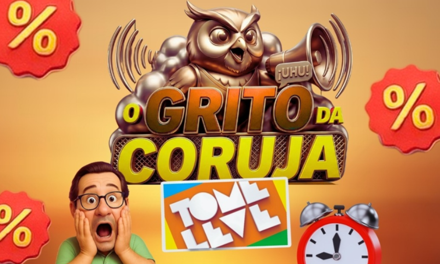 Vem aí o tradicional Grito da Coruja no Tome Leve Supermercados!🦉
