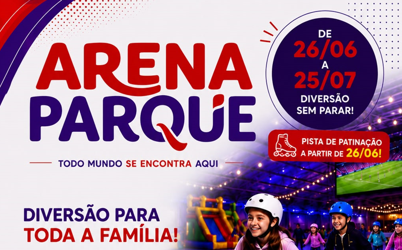 Arena Parque chega à Arena Olímpia com pista de patinação, atrações para toda a família e transmissão dos jogos da Copa