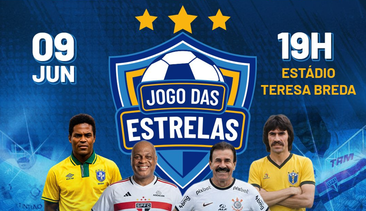 Olímpia recebe “Jogo das Estrelas” com entrada solidária no Estádio Maria Tereza Breda