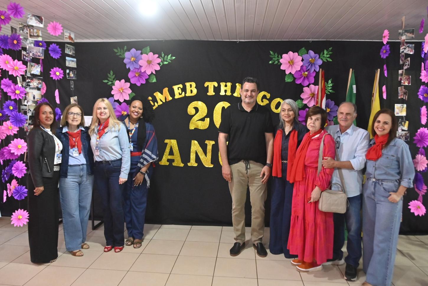 EMEB Thiago Felício de Sant'Anna celebra 20 anos com entrega de reforma e revitalização da unidade
