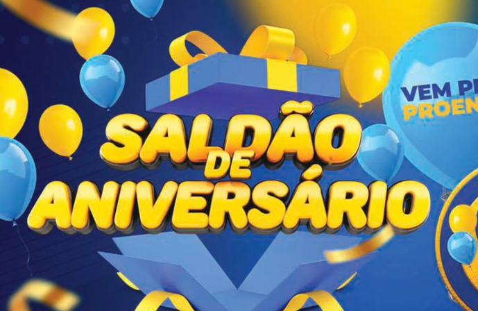 O aniversário é do Proença, mas quem ganha é você! 💙💛